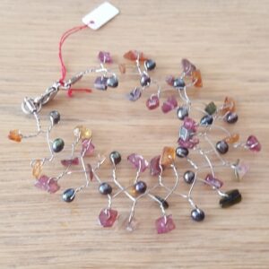 Armband Granaat-Citriensplit