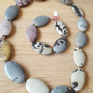 Jaspis (Polychroom) Armband 1