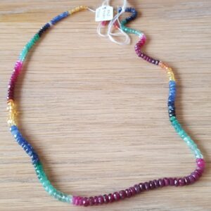 Kettingen Robijn-Smaragd-Saffier