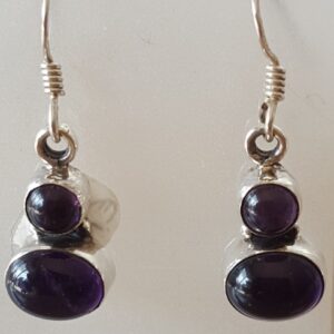 Oorhangers Amethist 2