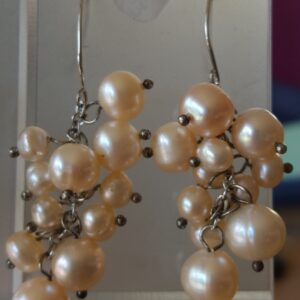 Oorhangers 1 zalm-roze