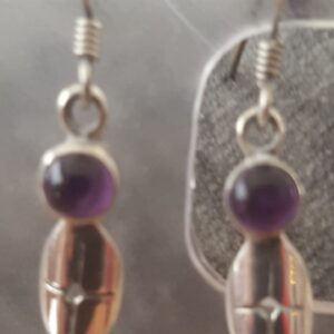 Oorhangers Amethist 3