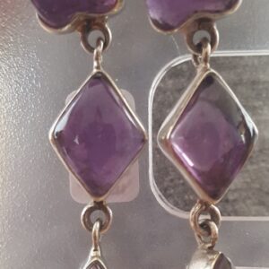 Oorknopjes Amethist 1