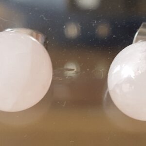 Oorknopjes bol Rozenkwarts